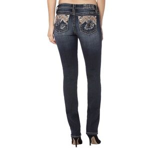 SOLD Miss Me Straight Leg Jeans Inseam 33